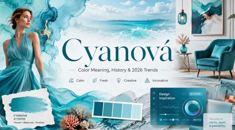 Cyanová: Meaning, Psychology and Design Uses