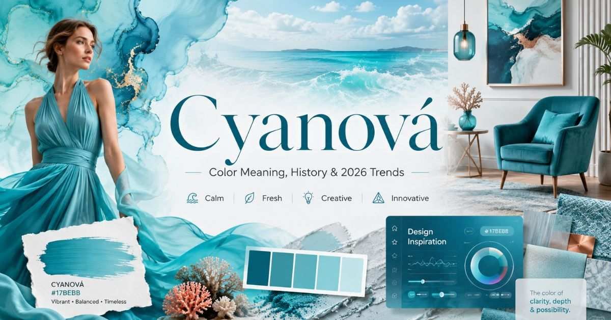 Cyanová: Meaning, Psychology and Design Uses