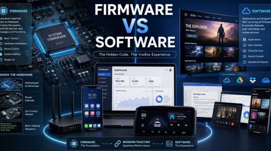 Firmware vs Software: Key Differences Explained