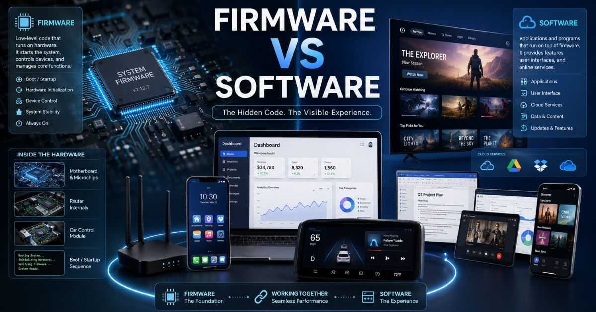 Firmware vs Software: Key Differences Explained