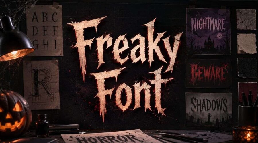 Freaky Font: How to Create Spooky Designs