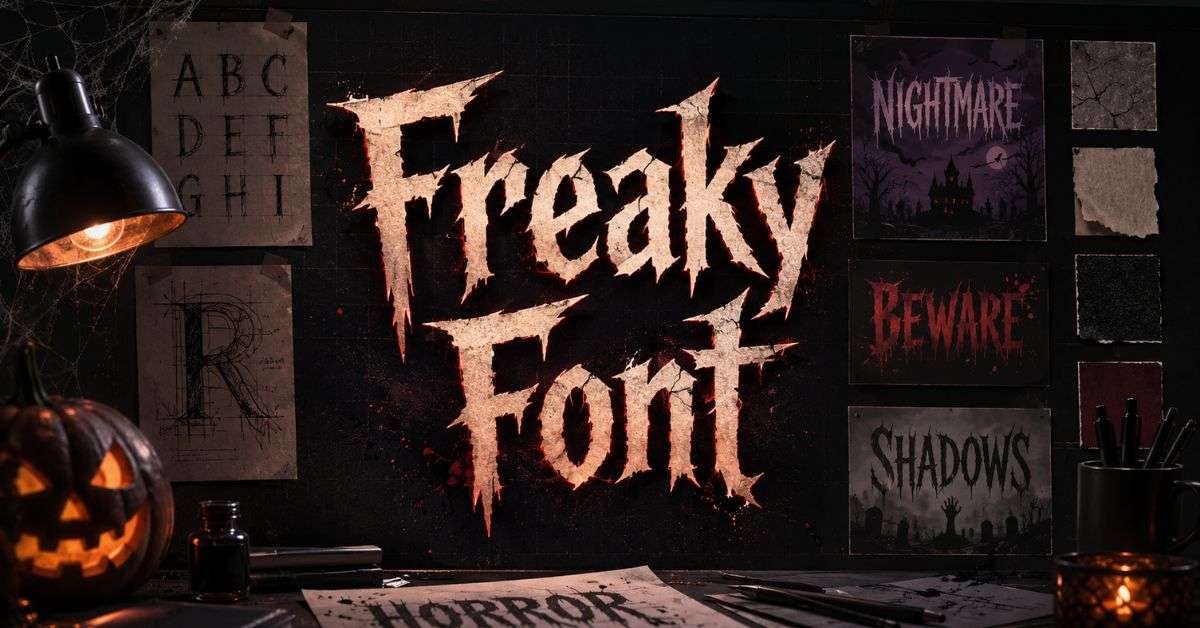 Freaky Font: How to Create Spooky Designs