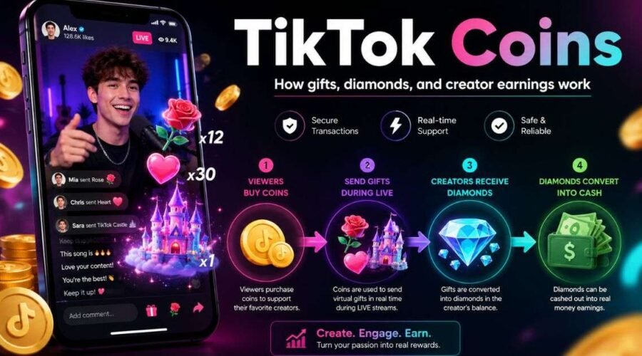 TikTok Coins Explained: How They Work and Prices
