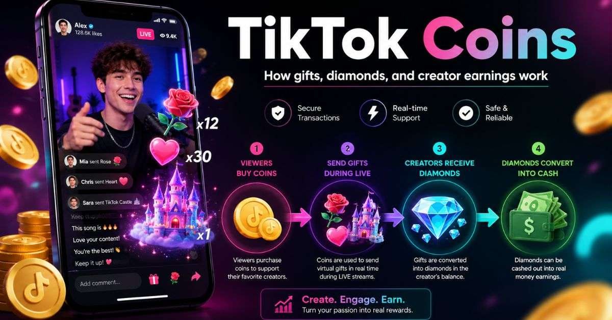 TikTok Coins Explained: How They Work and Prices